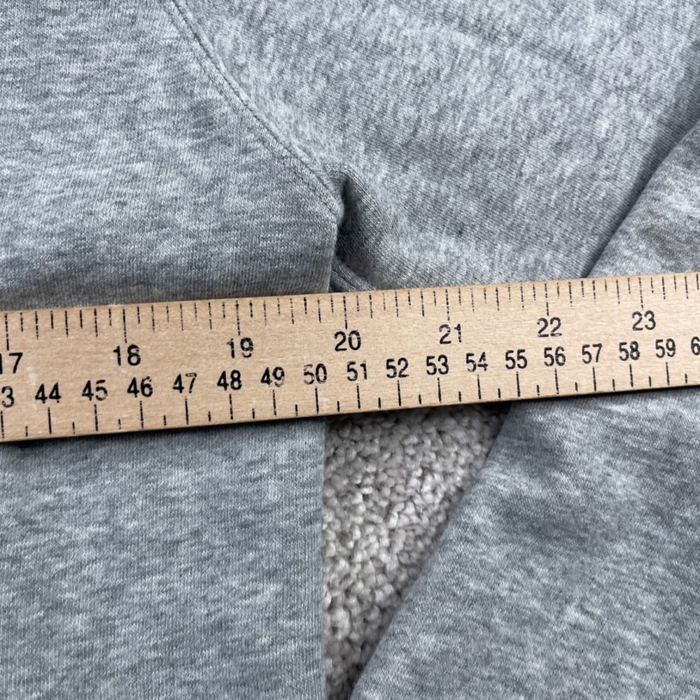 Nike Hoodie in Gray with Black Accents and Orange Logo - Picture 11 of 13